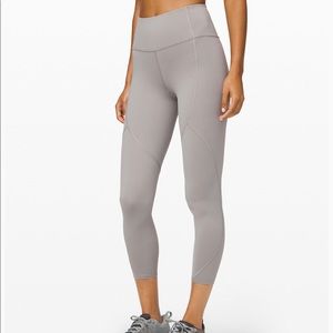 NWT Lululemon To The Beat Tight 24” in Dark Chrome